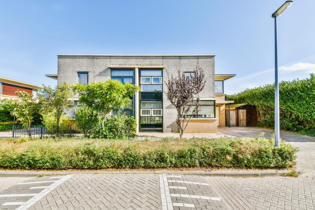 View of a two-storey house