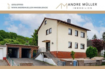 Ein bis Zweifamilienhaus mit Traumgrundstück und Doppelgarage mit Werkstattgrube in Wörrstadt, 55286 Wörrstadt, Haus
