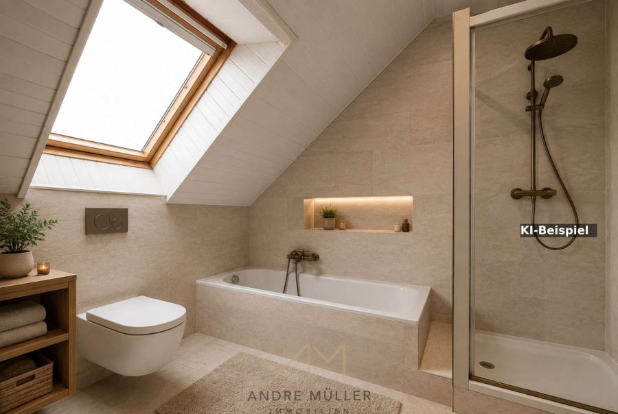Badezimmer KI-Beispiel