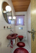 EG Gäste WC - Stilvoller Bungalow in Saulheim, mit 926 qm Grundstück, Gartenparadies, Feldrand !