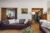 Wohnzimmer - Parkvilla in Bad Kreuznach – Traumgarten, energetisch saniert. Mehrfamilienhaus und Praxis möglich.