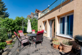 Terrasse - Parkvilla in Bad Kreuznach – Traumgarten, energetisch saniert. Mehrfamilienhaus und Praxis möglich.